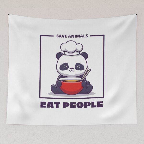 Item preview, Save Animals Eat People designed and sold by CS Cairo.