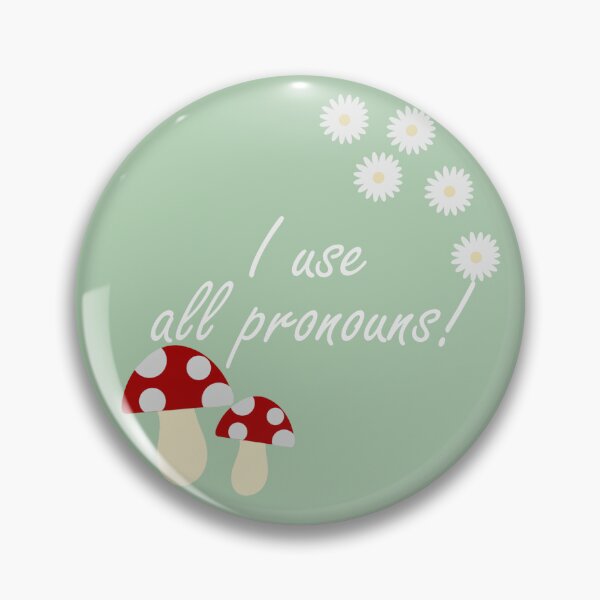 Item preview, Cottagecore Pronouns All designed and sold by MidnightArt0.