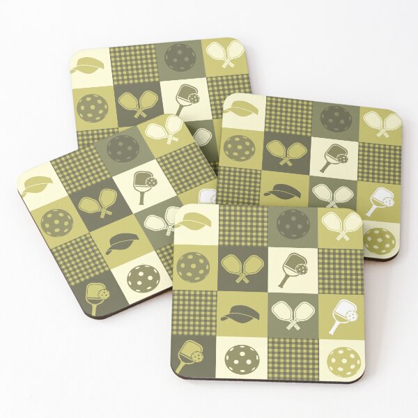 Item preview, Pickleball Patchwork Pattern designed and sold by Coffee Lifestyle.
