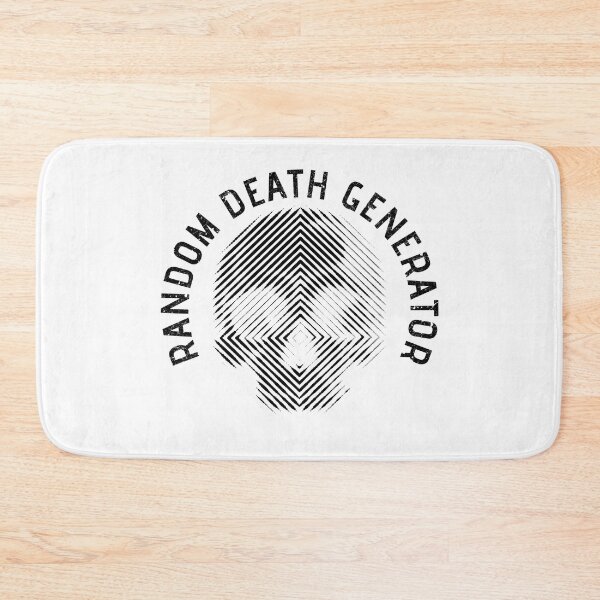 Artikelvorschau, RANDOM DEATH GENERATOR schwarz entworfen und verkauft von Dreamakerstudio.