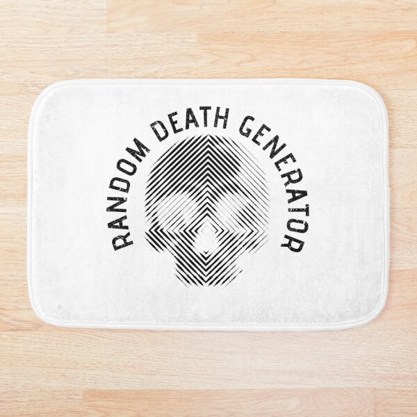 Artikelvorschau, RANDOM DEATH GENERATOR schwarz entworfen und verkauft von Dreamakerstudio.