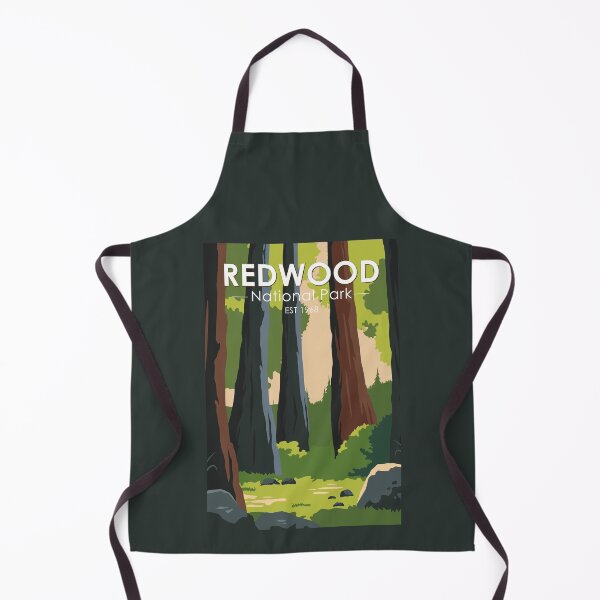 Item preview, Redwood National Park Minimal Vintage designed and sold by KrisSidDesigns.