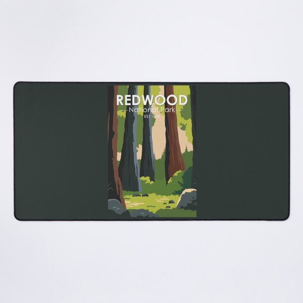 Item preview, Redwood National Park Minimal Vintage designed and sold by KrisSidDesigns.