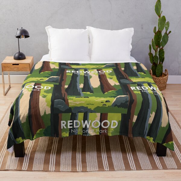 Item preview, Redwood National Park Minimal Vintage designed and sold by KrisSidDesigns.