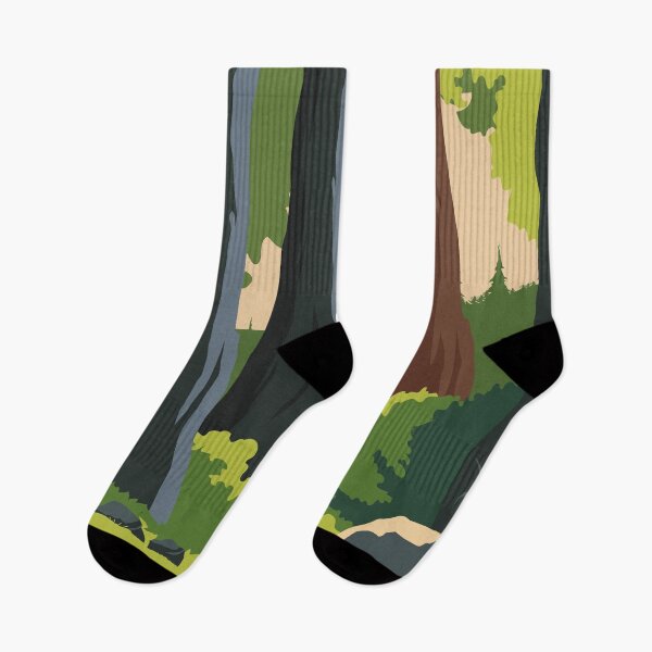 Item preview, Redwood National Park Minimal Vintage designed and sold by KrisSidDesigns.