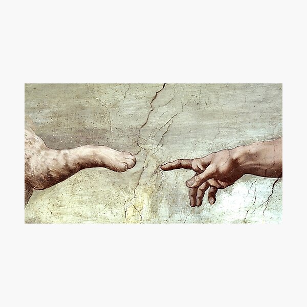 Item preview, Creation of Adam with a cat's paw designed and sold by AnnaMitart.