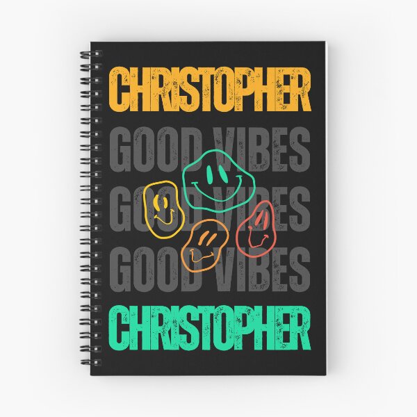 Item preview, CHRISTOPHER NAME SHIRT: CHRISTOPHER GOOD VIBES T-SHIRT. designed and sold by AlexRelax.
