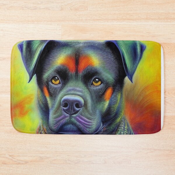 Item preview, Tribal Rottweiler Dog Art 2 designed and sold by DiatomDesigns.