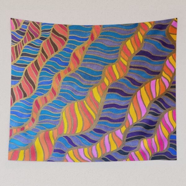 Item preview, Waves of Gold 2 designed and sold by Sarah Kurdila.
