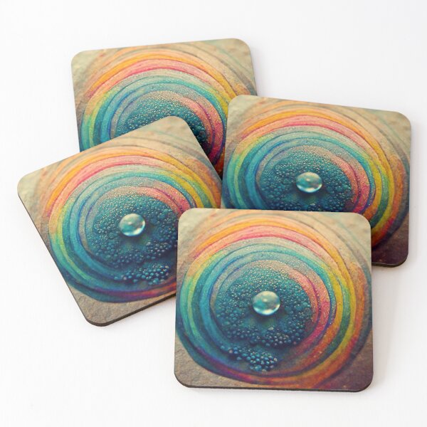 Item preview, Abstract Rainbow Swirl Droplets designed and sold by Anger-Creations.