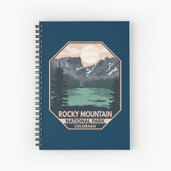 Item preview, Rocky Mountain National Park Minimal Retro Emblem designed and sold by KrisSidDesigns.