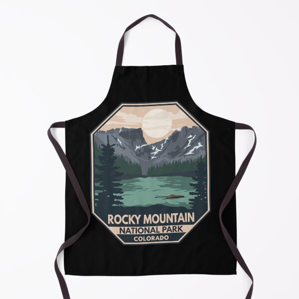 Item preview, Rocky Mountain National Park Minimal Retro Emblem designed and sold by KrisSidDesigns.