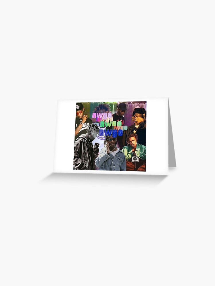 ASAP ROCKY ALL SMILES $MILES BANDANA Greeting Card for Sale by hypewearco