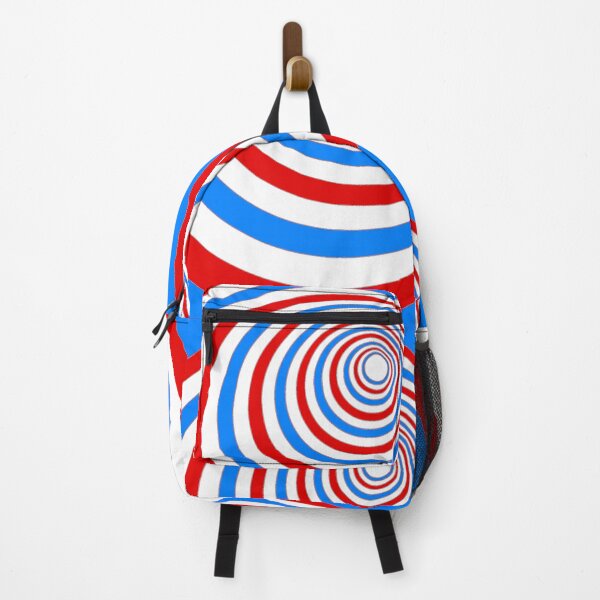 Item preview, Red white blue Spiral tunnel 60s retro roundel design designed and sold by ModSupporters.