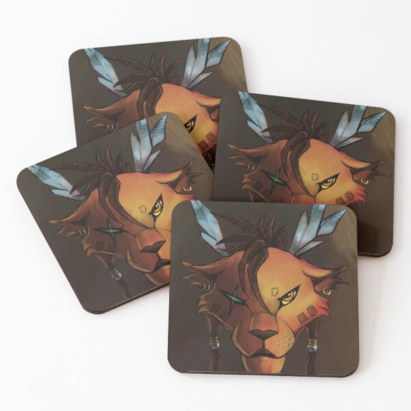 Item preview, Red XIII Print designed and sold by Hawk’s Designs.