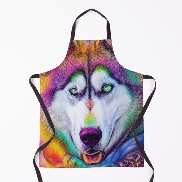 Artikelvorschau, Stammes-Husky-Hundekunst 4 entworfen und verkauft von DiatomDesigns.