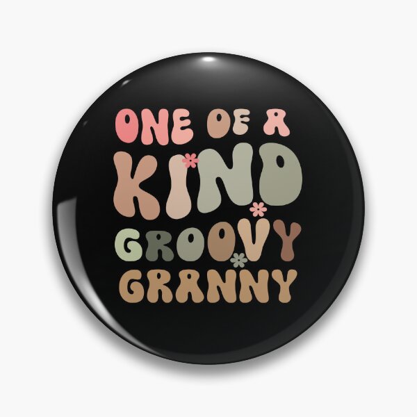 Item preview, One of a Kind Granny in Playful Trendy Groovy Style designed and sold by CuteTrendyFinds.