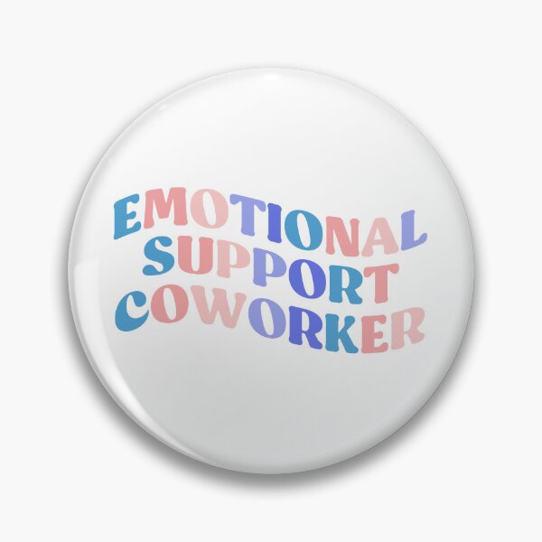 Item preview, Emotional Support Coworker designed and sold by InnaPo ⭐⭐⭐⭐⭐.