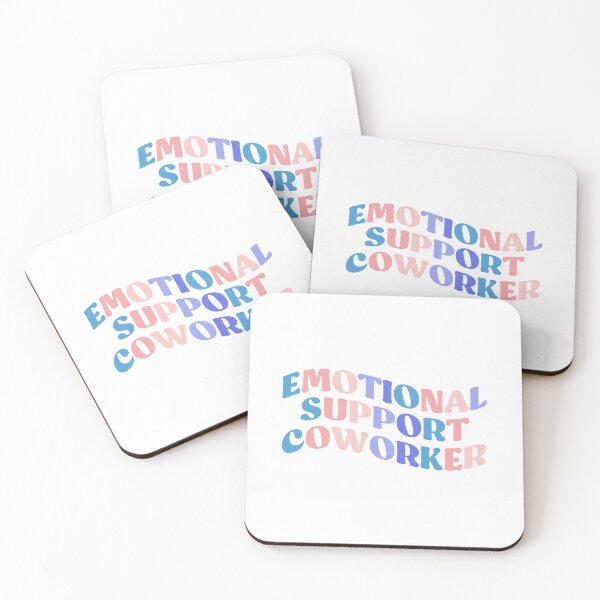 Item preview, Emotional Support Coworker designed and sold by InnaPo ⭐⭐⭐⭐⭐.