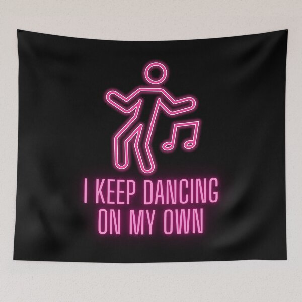 Item preview, I keep dancing on my own design pink neon - perfect for new year party designed and sold by Olivvier.