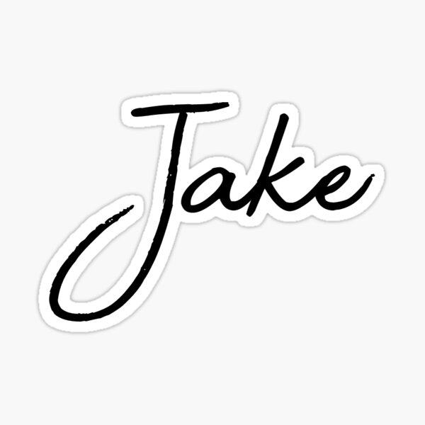 "ENHYPEN Jake Name Sticker" Sticker for Sale by ELLIPTICALS Redbubble