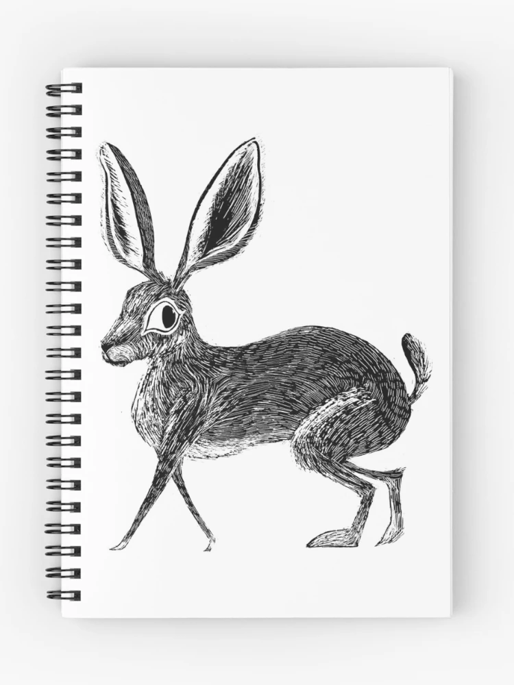 Thumbnail 1 of 3, Journal, Scratchboard Rabbit designed and sold by Auburn Kelton.