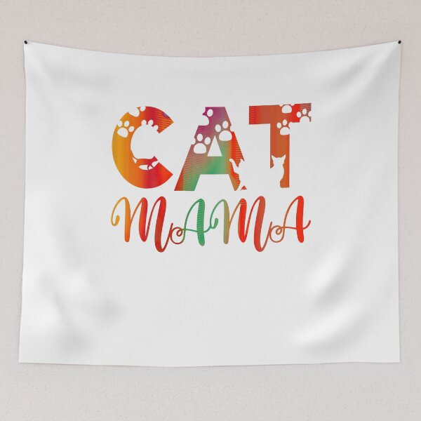 Item preview, Colourful Cat Mama  designed and sold by PetSafari.