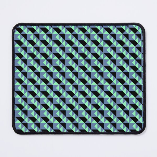 Item preview, ’Zangles’ - in Spearmint Green and Air Force Blue on a Black base designed and sold by sleepingdogprod.