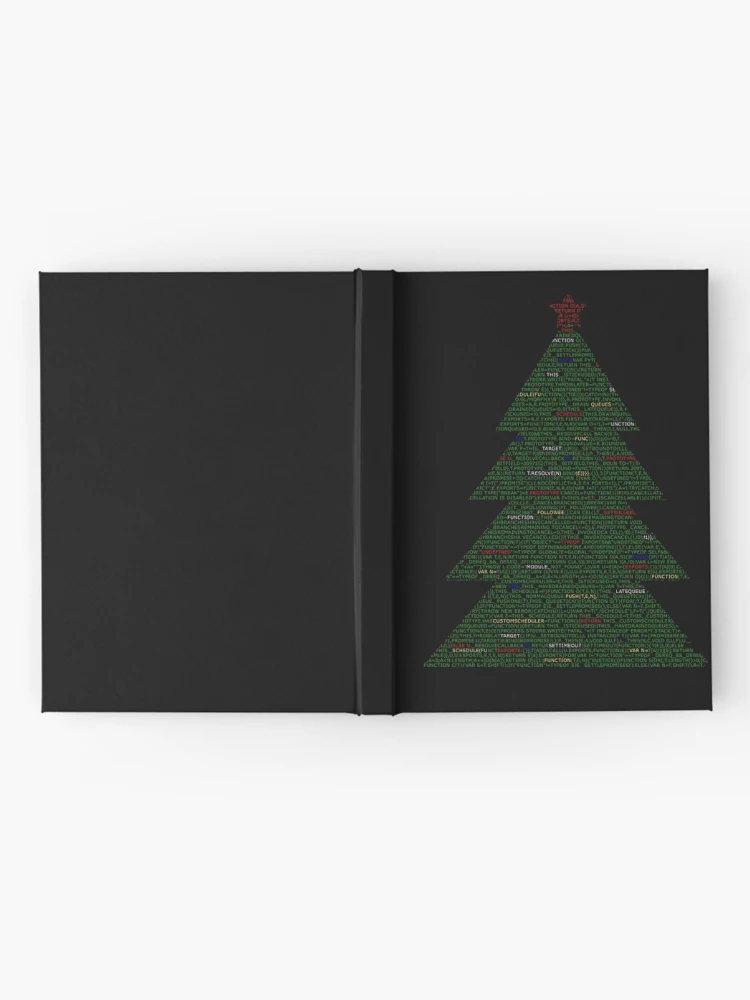 Thumbnail 2 of 3, Journal, Christmas tree code, javascript code christmas. designed and sold by T-Look.