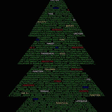 Artwork thumbnail, Christmas tree code, javascript code christmas. by T-Look