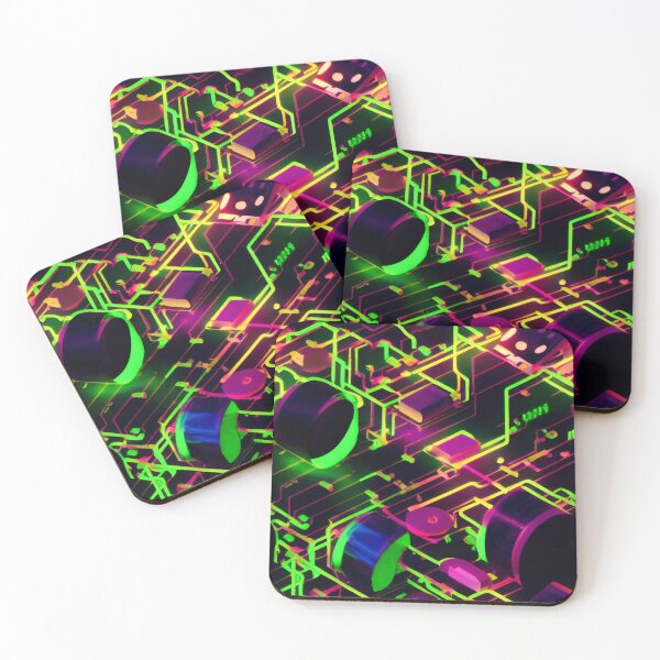 Item preview, Cyberpunk Tron Motherboard designed and sold by Unicorn Trainwreck.
