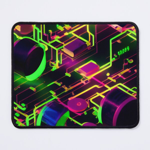 Item preview, Cyberpunk Tron Motherboard designed and sold by Unicorn Trainwreck.