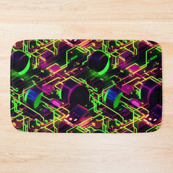 Item preview, Cyberpunk Tron Motherboard designed and sold by Unicorn Trainwreck.