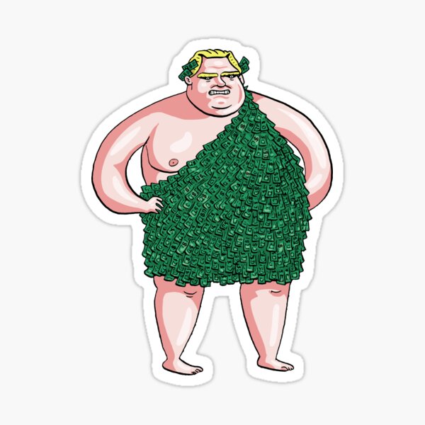 Green Giant Doug Ford Sticker