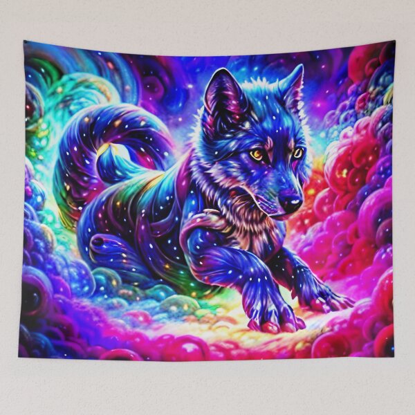 Item preview, Cosmic Wolf Pup designed and sold by NevynCF.
