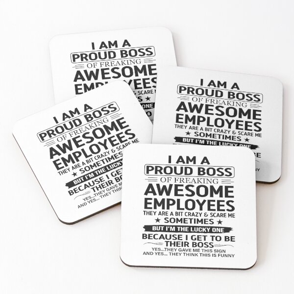 Item preview, I am a proud boss of freaking awesome employees designed and sold by PERsonalthreads.
