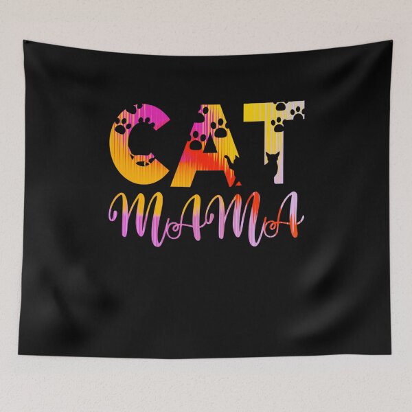 Item preview, Colourful Cat Mama  designed and sold by PetSafari.