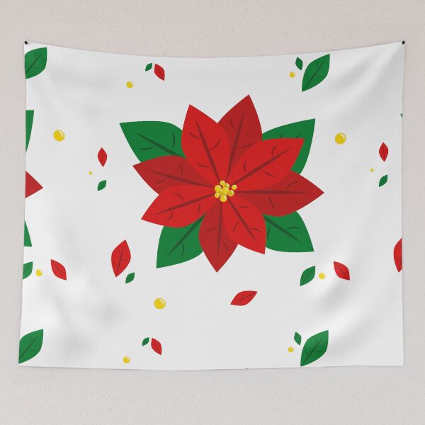 Item preview, red christmas flower designed and sold by yessebel.
