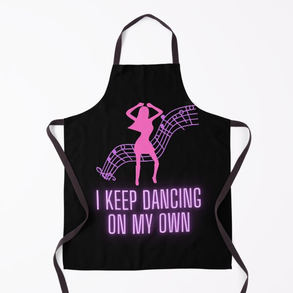 Item preview, I keep dancing on my own design neon pink girl - perfect for new year party designed and sold by Olivvier.