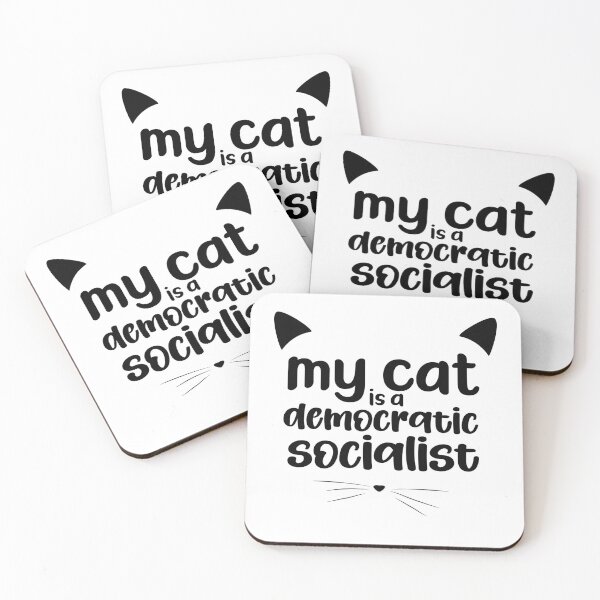 Item preview, My Cat is a Democratic Socialist designed and sold by Mehdi Art.