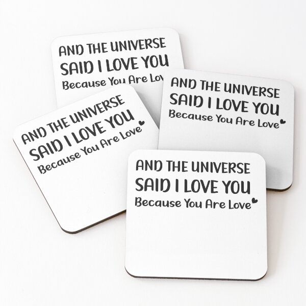 Item preview, and the universe said i love you because you are love designed and sold by Mehdi Art.