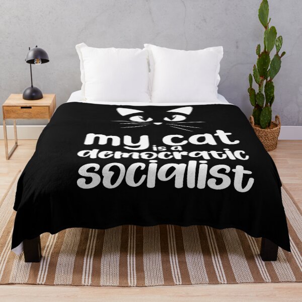 Item preview, My Cat is a Democratic Socialist designed and sold by Mehdi Art.