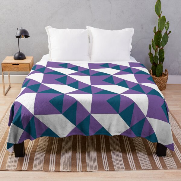 Item preview, ’Zangles’ - in Purple and Aqua Blue on a White base designed and sold by sleepingdogprod.