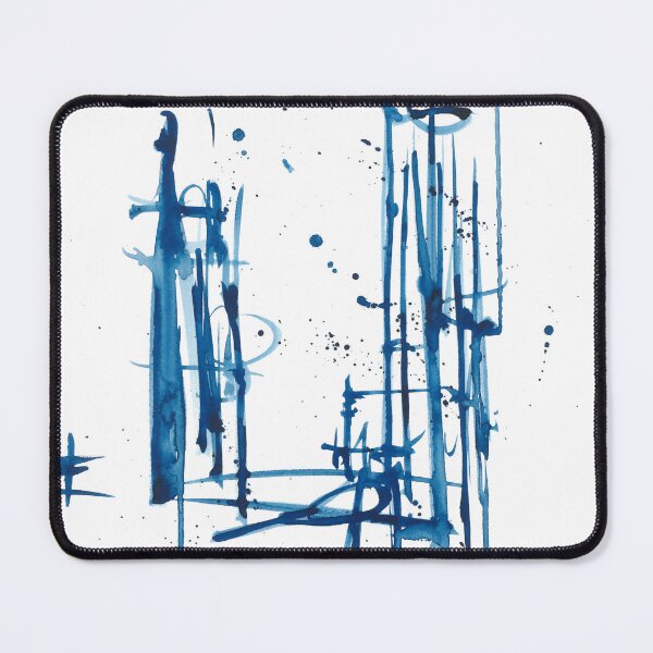 Item preview, Watercolor blue abstraction designed and sold by anaozzart.