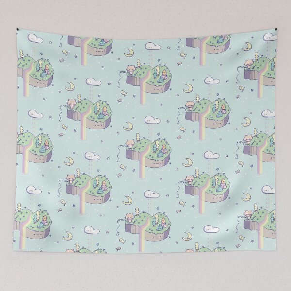 Item preview, Kawaii Raccoon Kawaii Trash Panda Trash Fire Island - Aesthetic Rainbow Pastel  designed and sold by Good-Find.