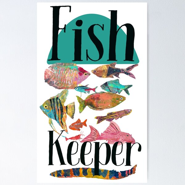 Artikelvorschau, Fish Keeper Tropical Fishtank Keepers entworfen und verkauft von ginaisarty.