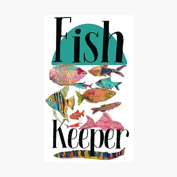 Item preview, Fish Keeper Tropical Fishtank Keepers designed and sold by ginaisarty.
