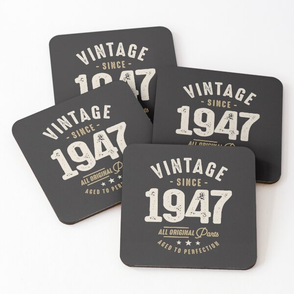 Item preview, Vintage Since 1947 - 75th Birthday Retro Classic designed and sold by cidolopez.