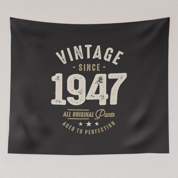 Item preview, Vintage Since 1947 - 75th Birthday Retro Classic designed and sold by cidolopez.