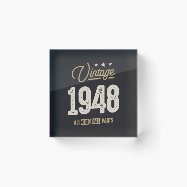 Item preview, Vintage 1948 - 74th Birthday Retro Classic designed and sold by cidolopez.